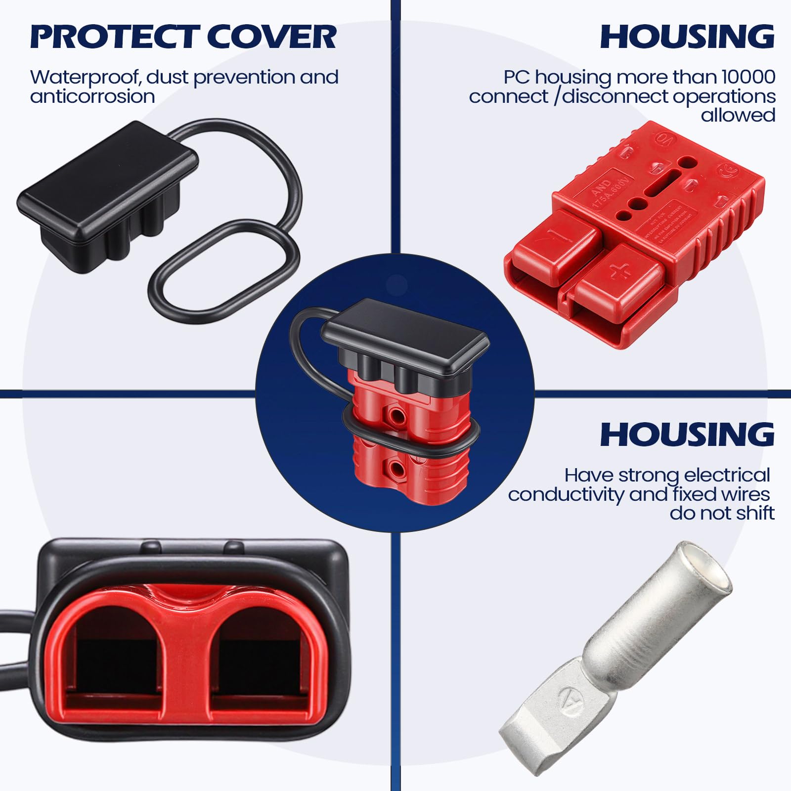 Frienda silver-coated terminal pins reduce resistance for stable performance.