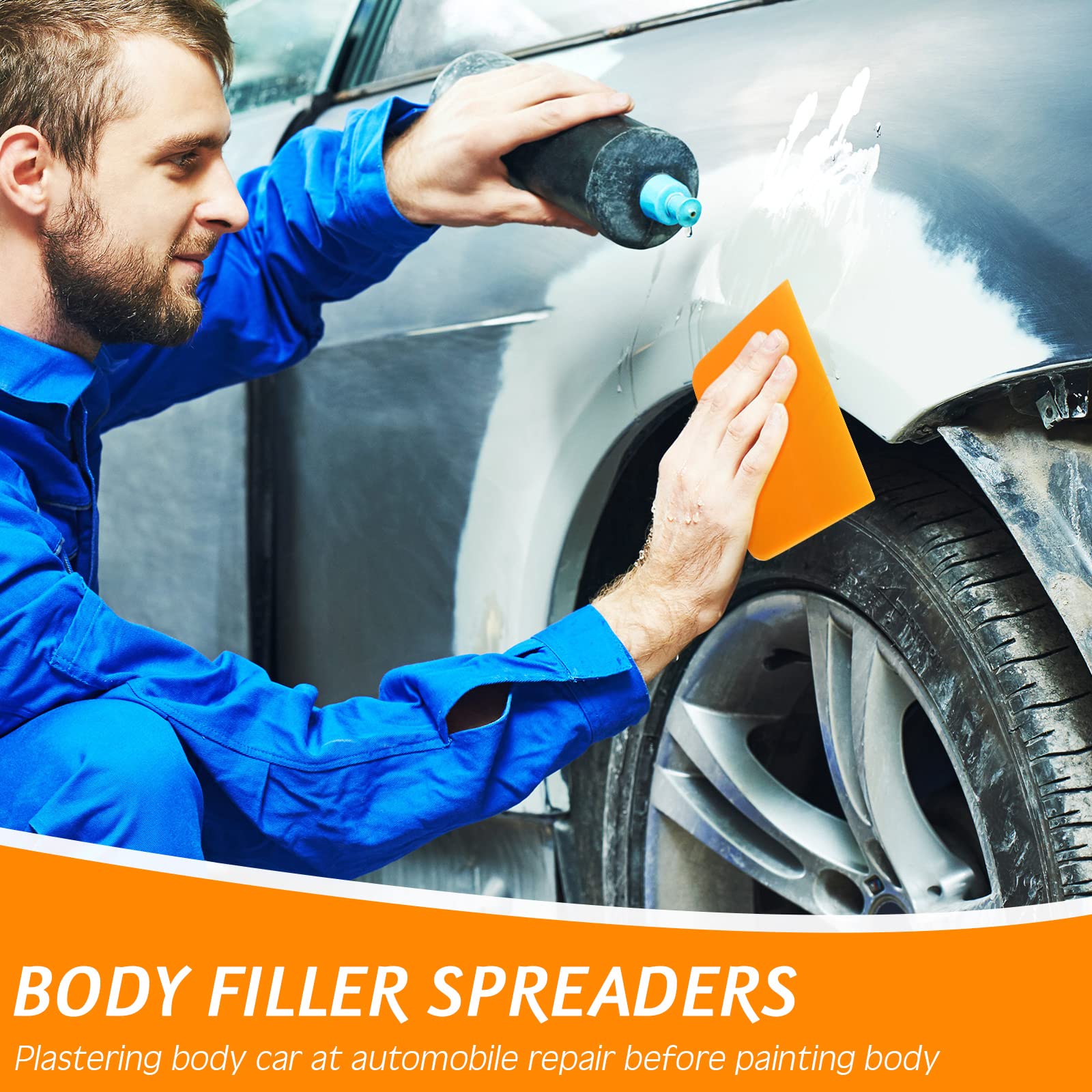 Frienda spreaders for fillers glazes caulks ideal for car body maintenance.