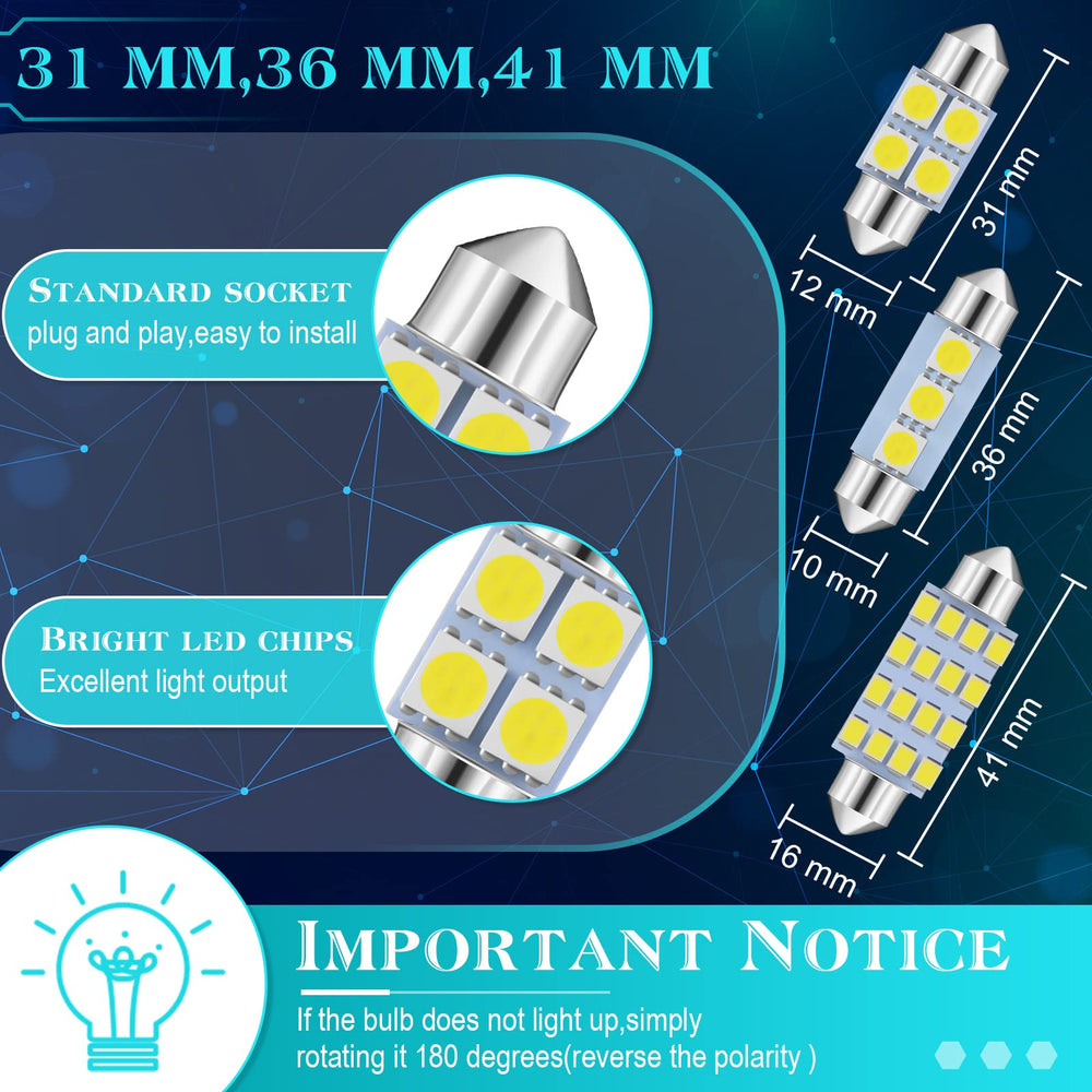 Frienda T10 LED dome light bulb upgrades interior lighting with quick plug-and-play.