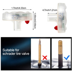 Frienda wheel valve light installation for easy mounting on standard air valves