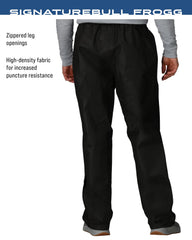 Pass-through pockets on Frogg Toggs Bull Frogg Pant for gear essentials