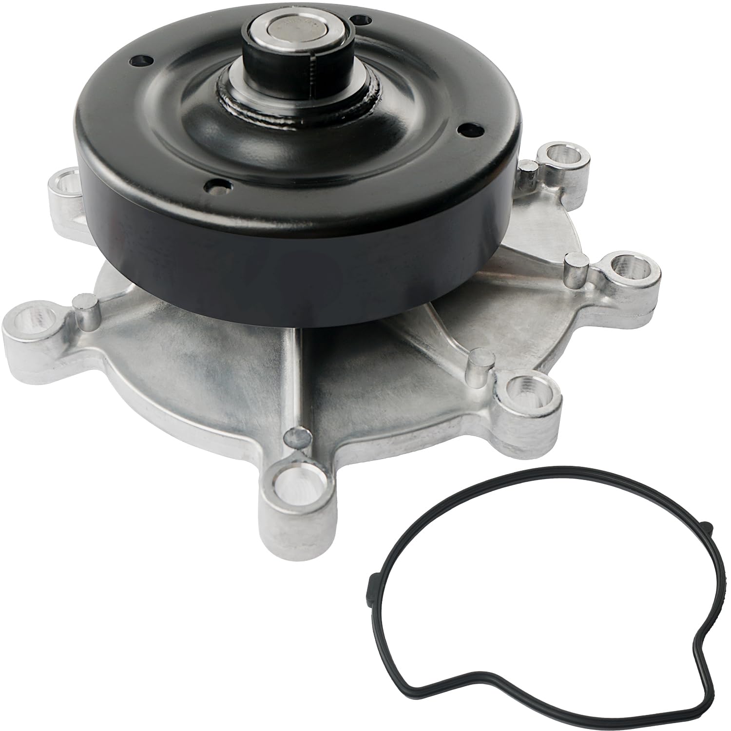 FRONEZER AW7163 water pump kit front view, showcasing robust construction for Dodge compatibility