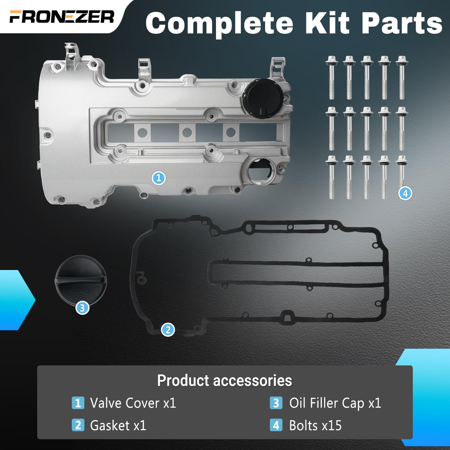 FRONEZER compatibility with 1.4L Chevy engines: Cruze, Sonic, Trax, Volt, ELR, Encore.