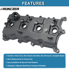FRONEZER engine valve-cover top view; precise fit for 2007–2012 2.5L Nissan Sentra and Altima.