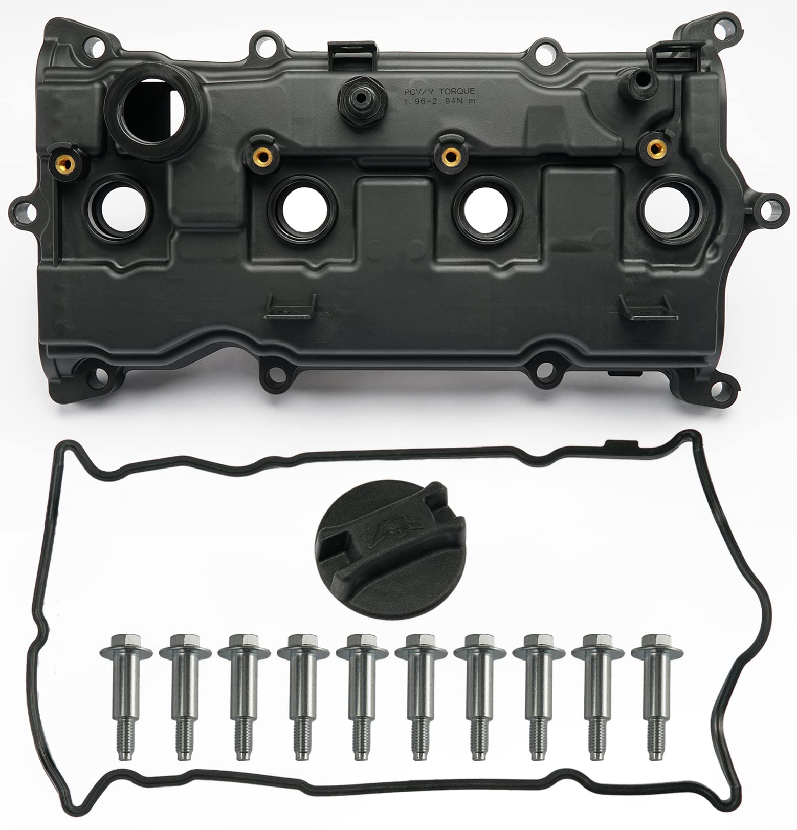 FRONEZER valve cover kit assembly seals the engine and helps prevent oil leaks.