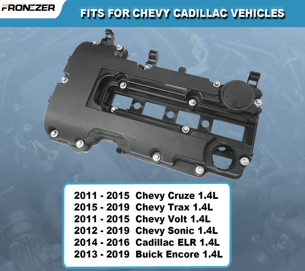 FRONEZER valve cover kit with PCV valve preinstalled for plug-and-play replacement.