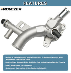 FRONEZER water outlet with temperature sensor for accurate cooling monitoring.