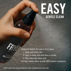 Frye leather cleaner rejuvenates sofa upholstery with refreshed look