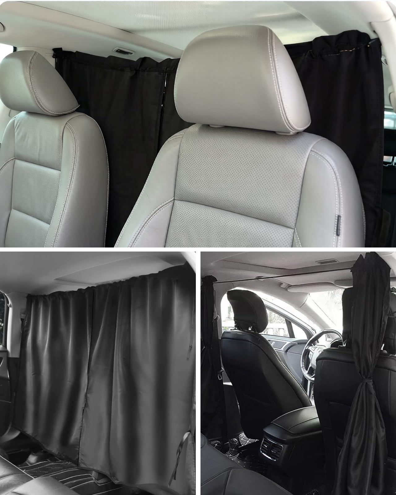 FRYQ privacy curtains offer sun shade and privacy during travel