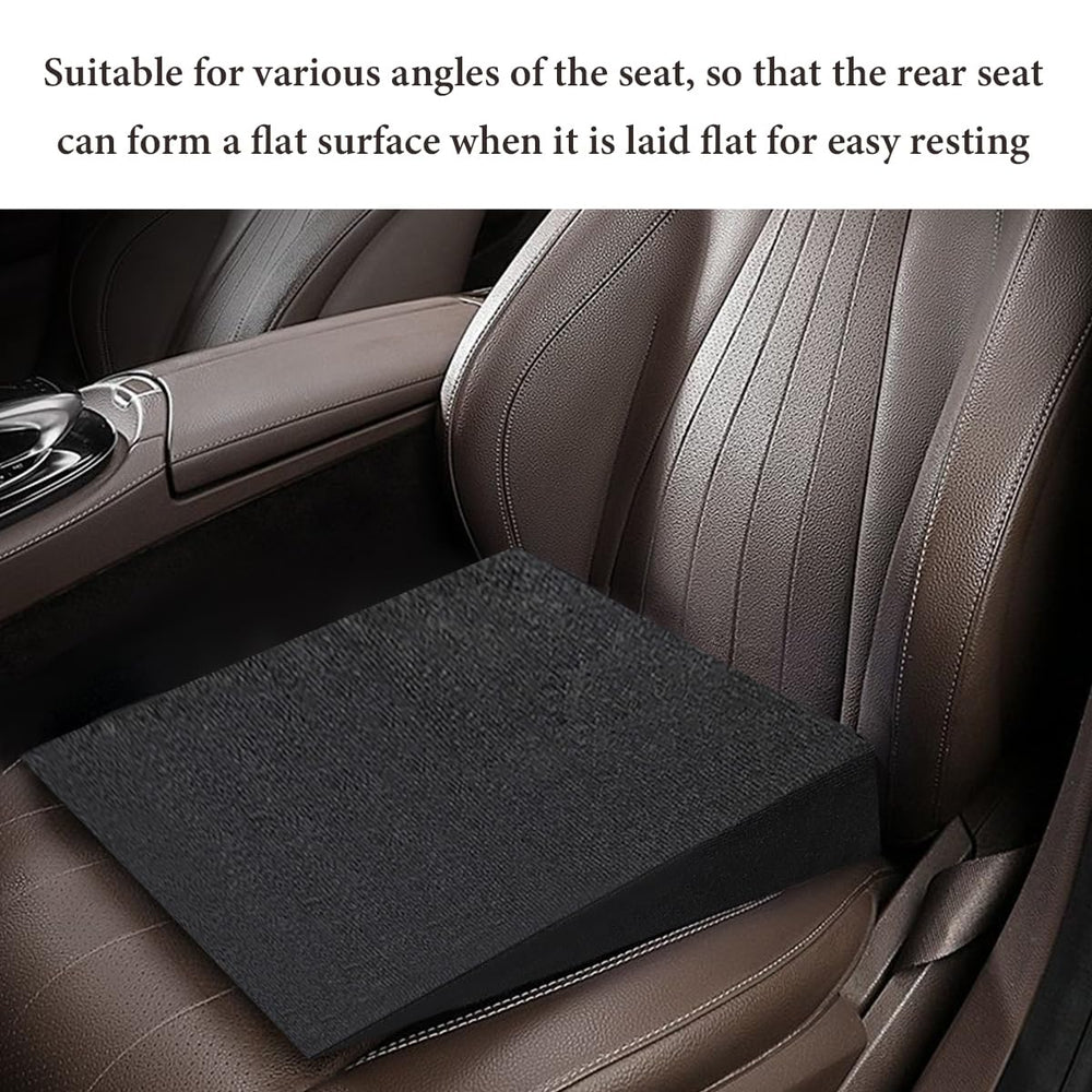FSTURIOS rear seat rest area demonstrating a flat surface for relaxing breaks