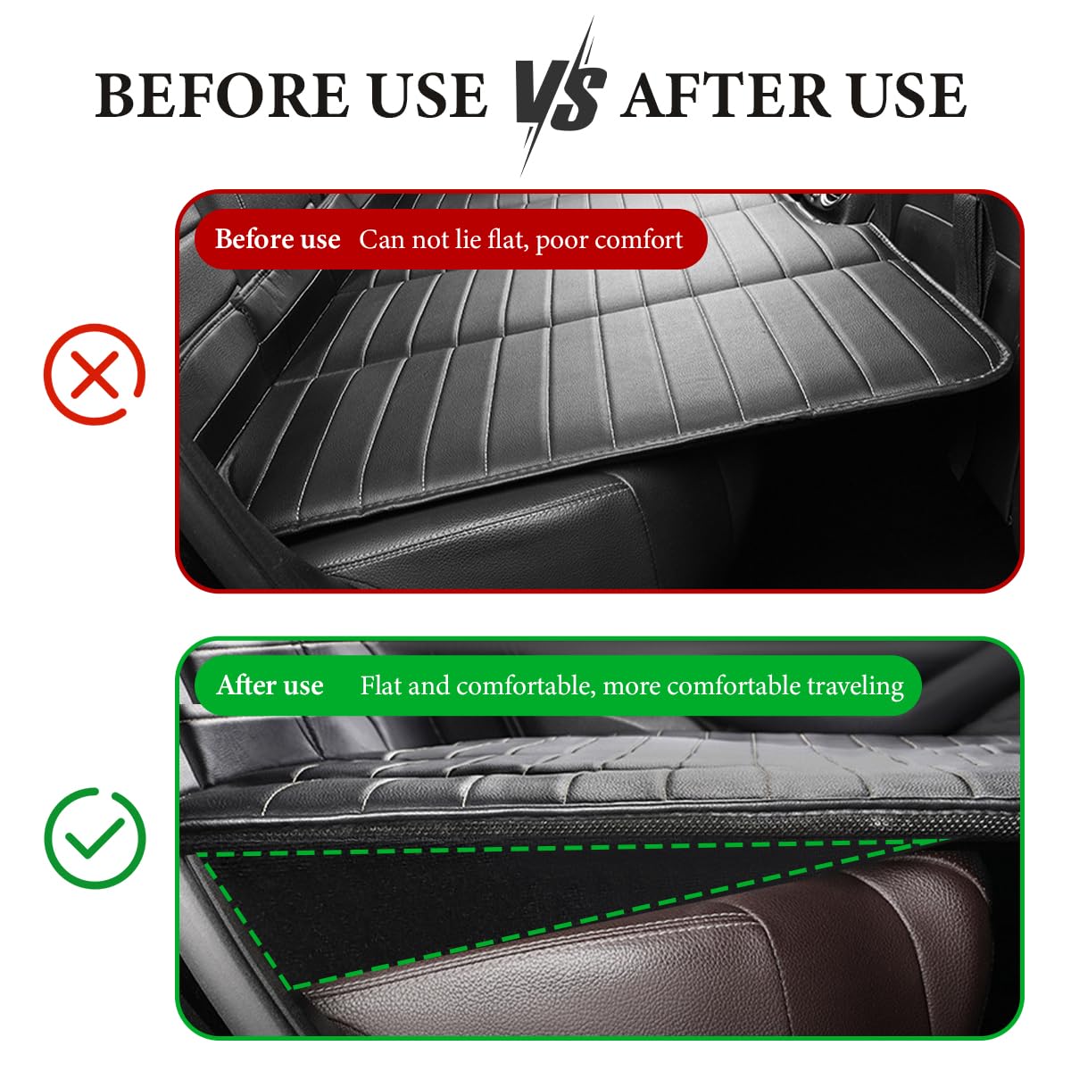 FSTURIOS universal fit seat cushion suitable for cars, SUVs, trucks and office chairs