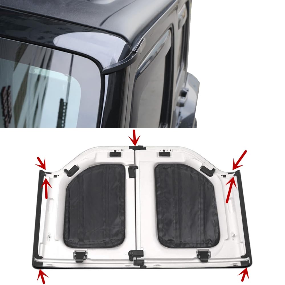FSYHKJ rain diverter assembly redirects water toward windshield to stay dry
