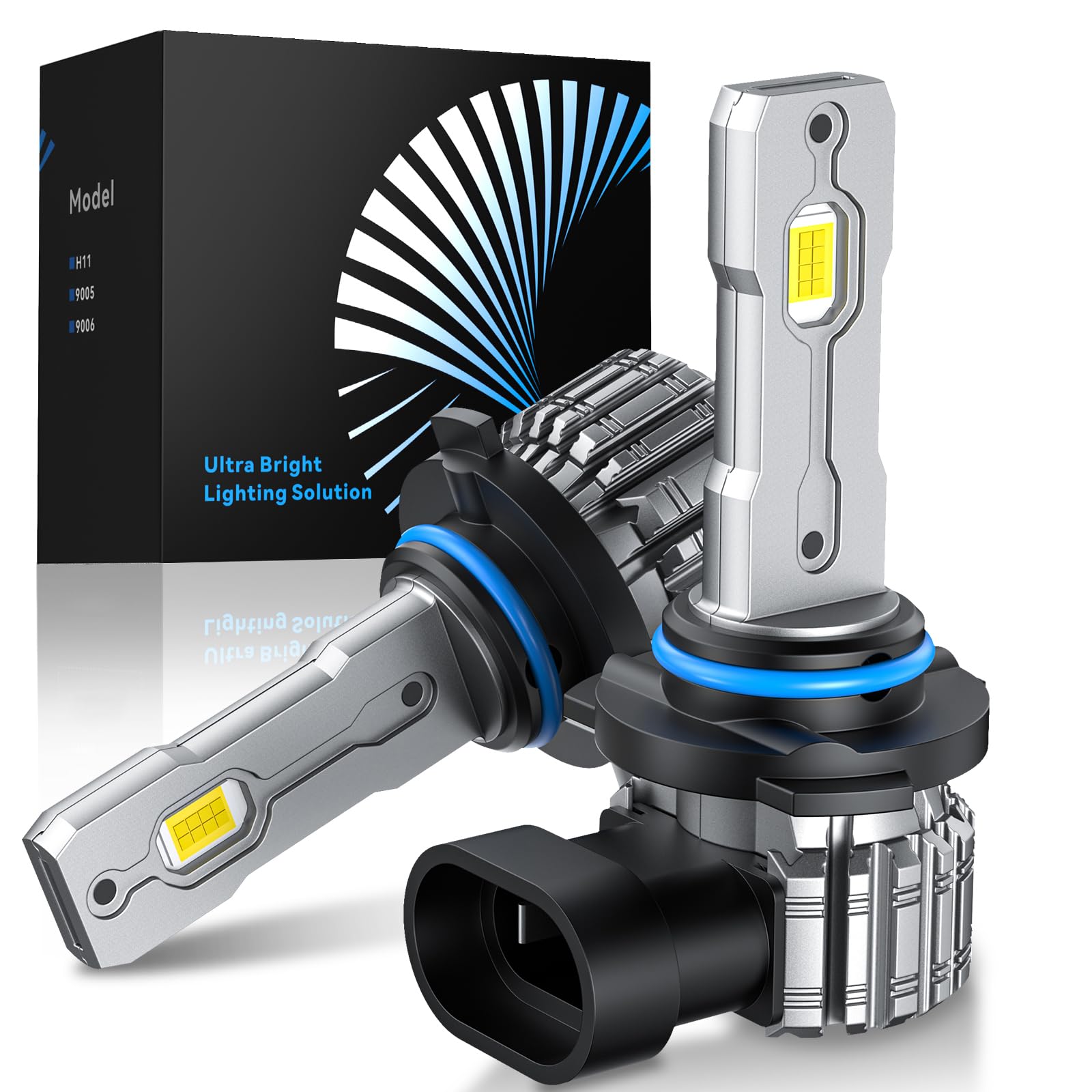 FTEVAR 9006 LED bulbs pack enhances visibility with a simple upgrade
