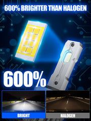 FTEVAR H9 LED bulb delivers bright, even 360-degree illumination for roadside visibility