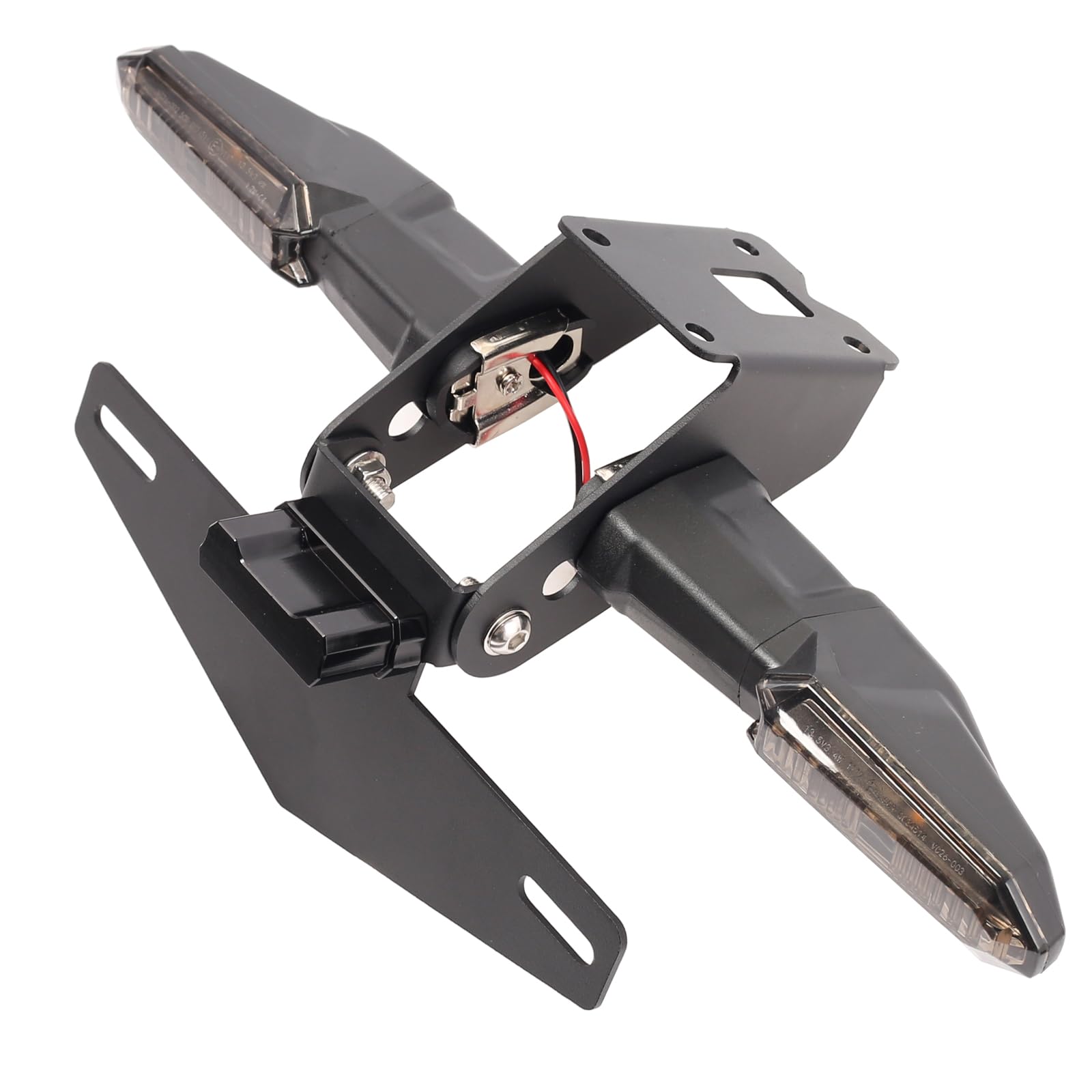 FTQYZDP tail tidy with folding license plate holder for Ninja ZX-6R.