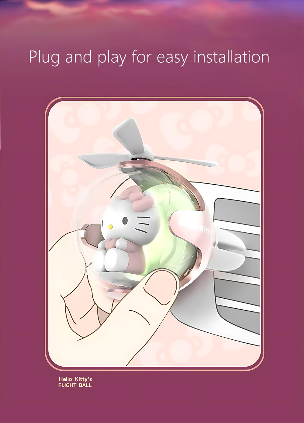 FUAN Kitty natural botanical scents for a fresh interior aroma