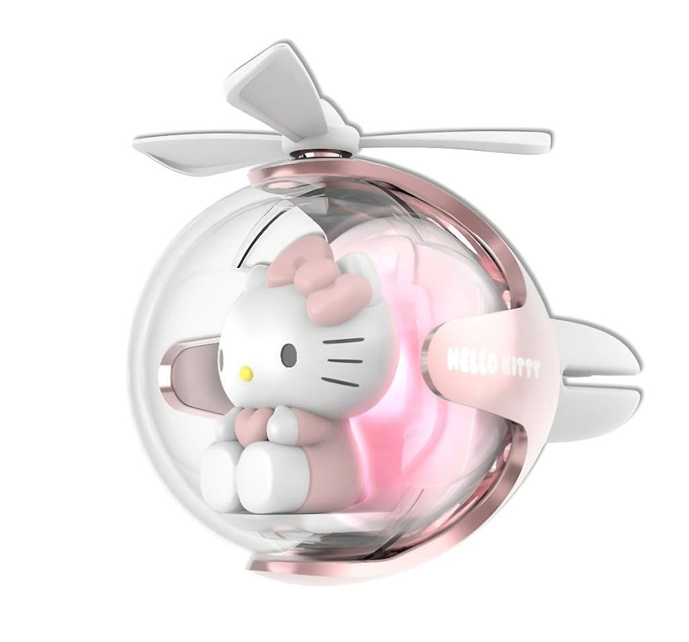 FUAN Kitty car air freshener in pink cat pilot design adds playful style to your car interior