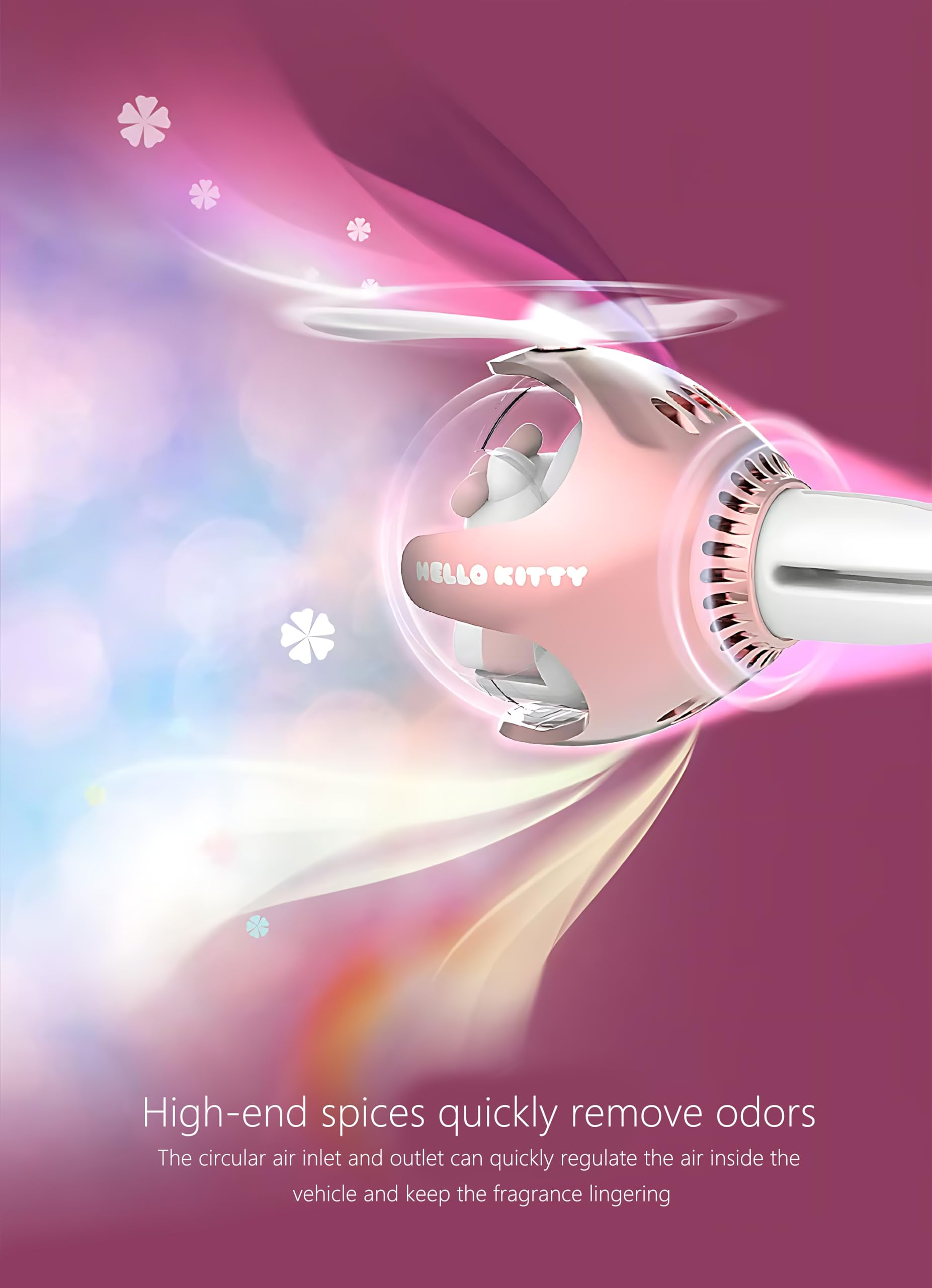 FUAN Kitty soft silicone body protects vents during daily use