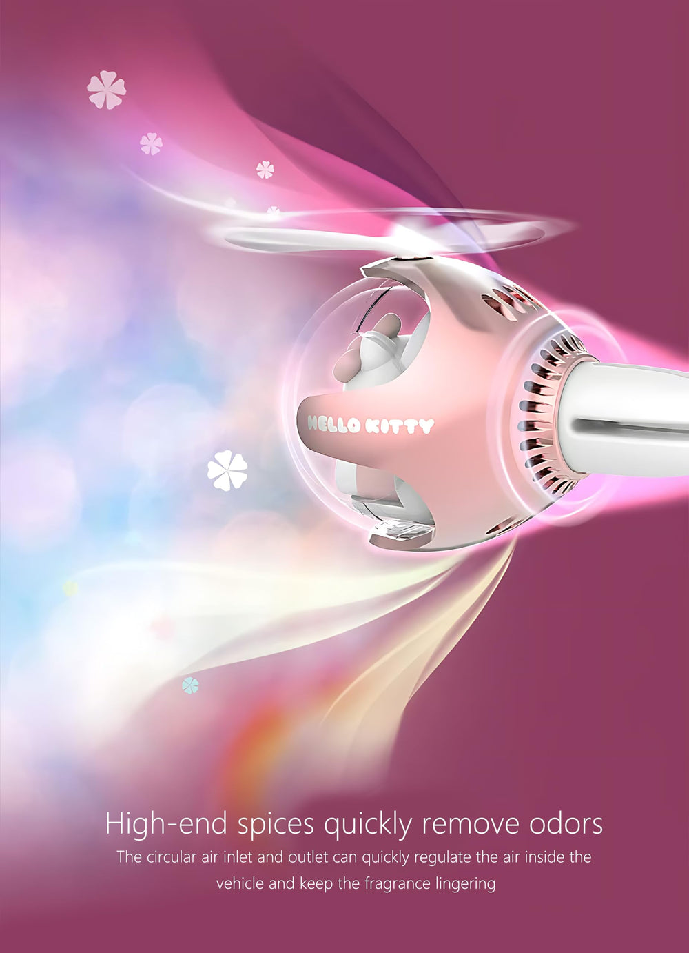 FUAN Kitty soft silicone body protects vents during daily use