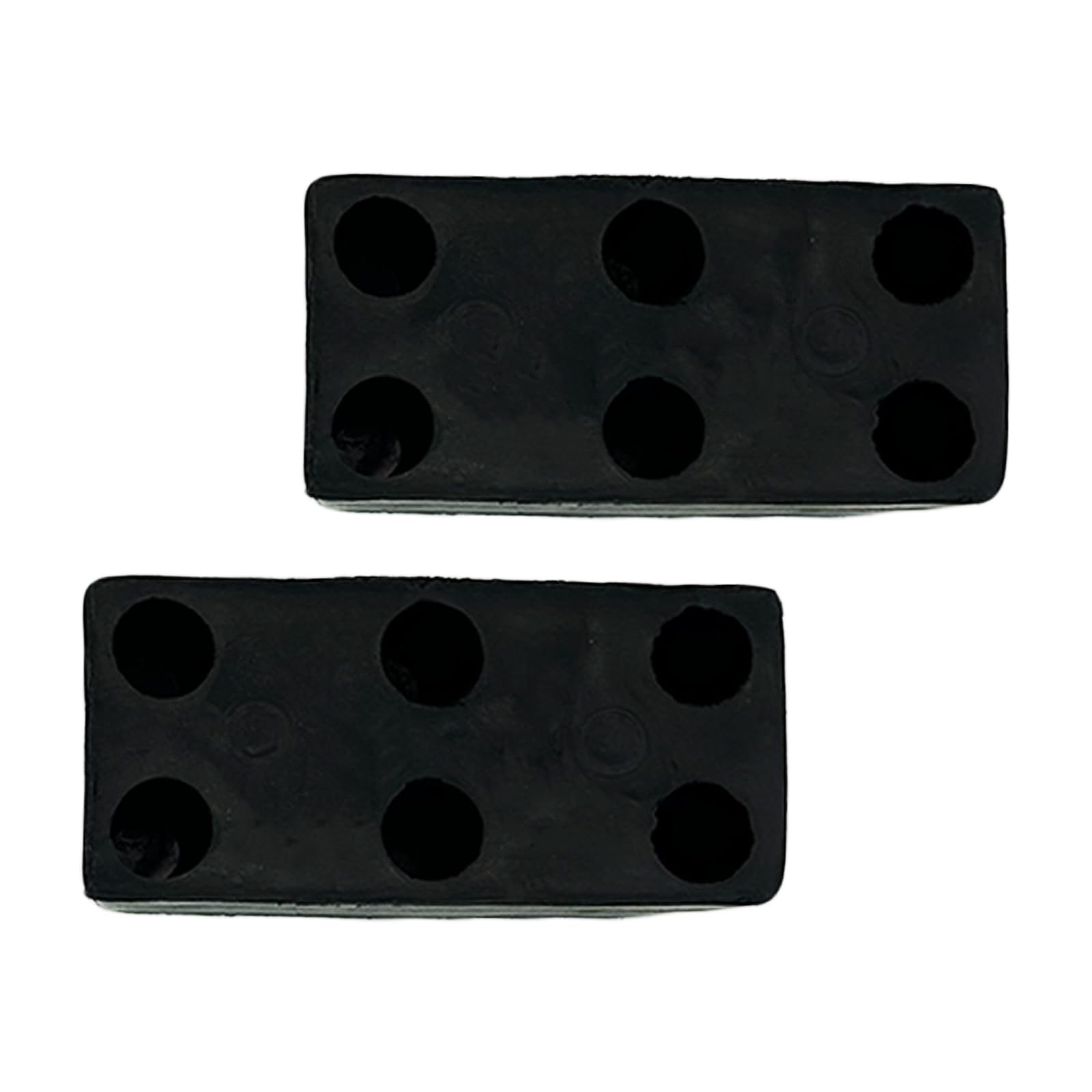 Black EPDM bumper close-up highlighting durable compact design.