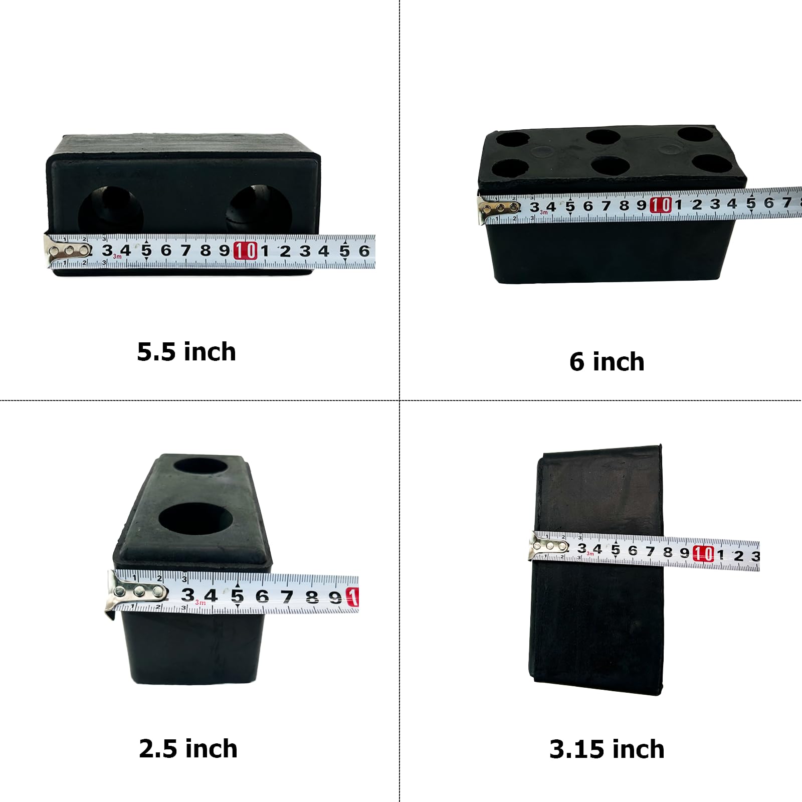 Fudatong bumper with steel washer ready for secure trailer mounting.