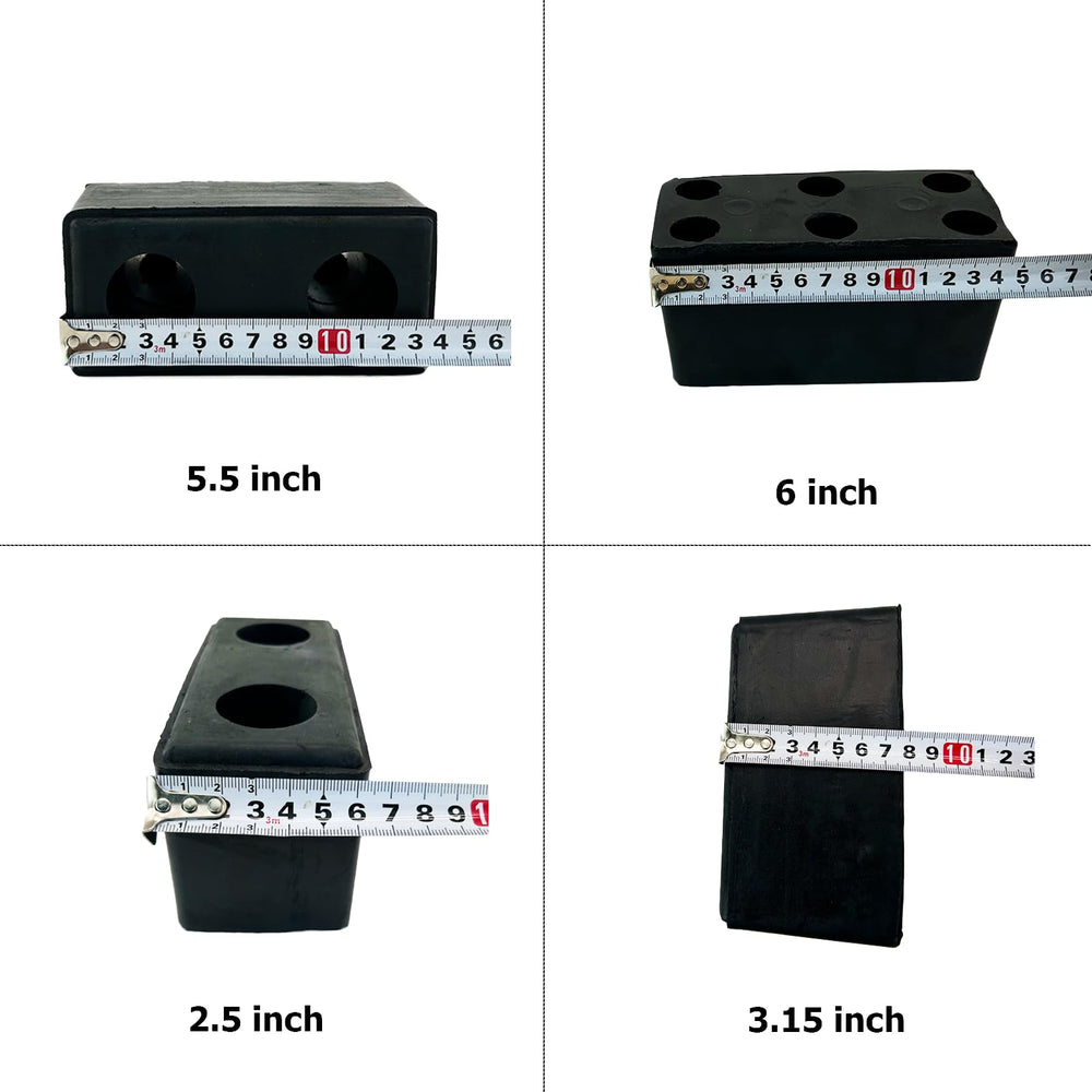 Fudatong bumper with steel washer ready for secure trailer mounting.
