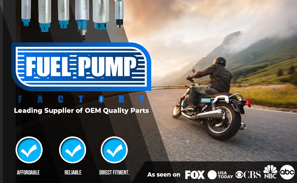 Fuel Pump Factory Harley-Davidson installation-ready filter with instructions