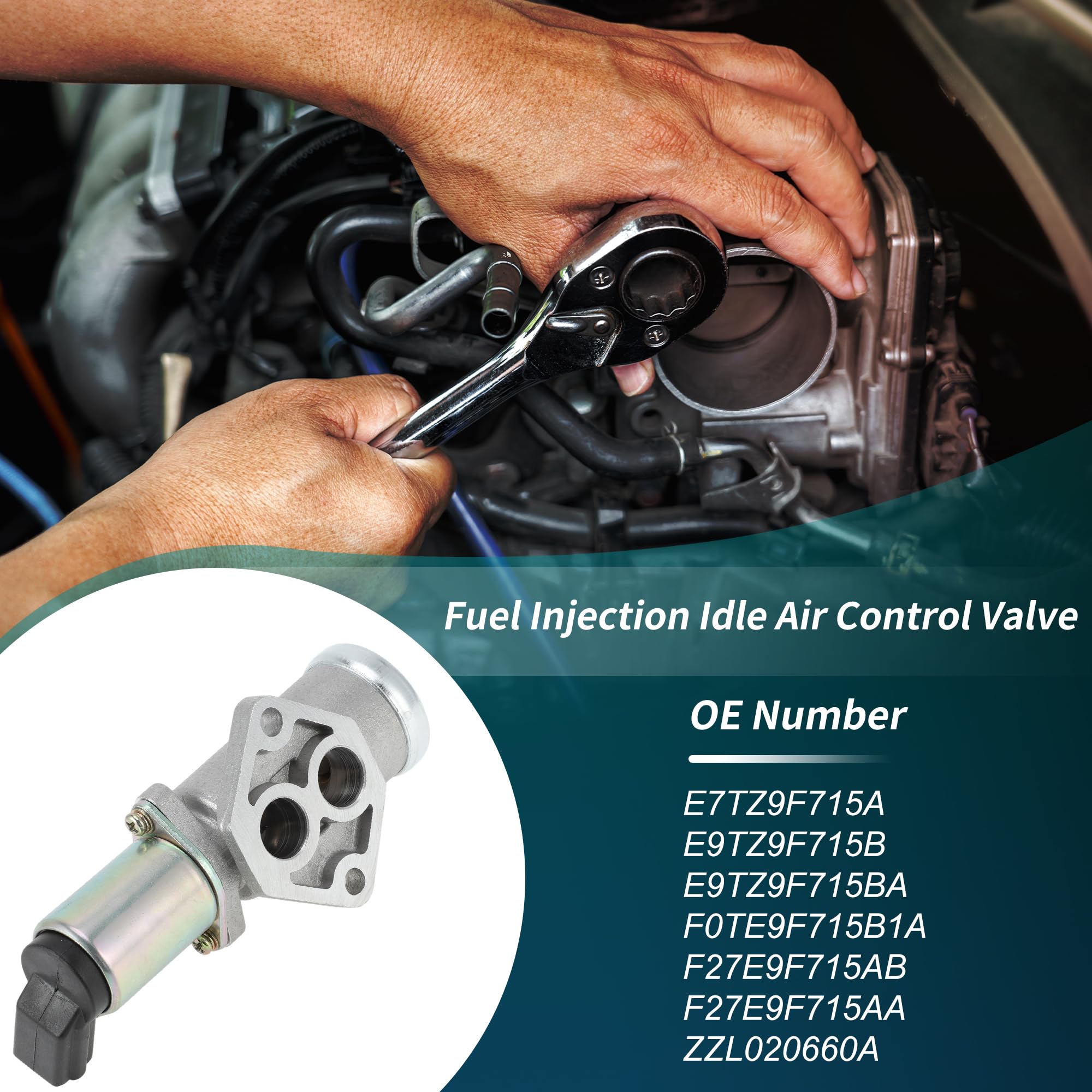 FUELHOOD IAC package includes valve and gasket for ready installation