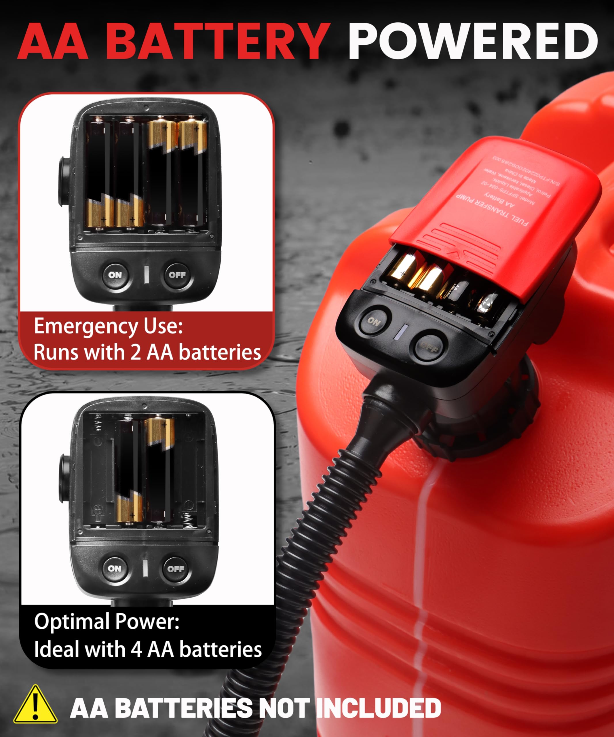 Fuelio adapter kit with 2 inch, 2.6 inch, and 2.75 inch adapters.