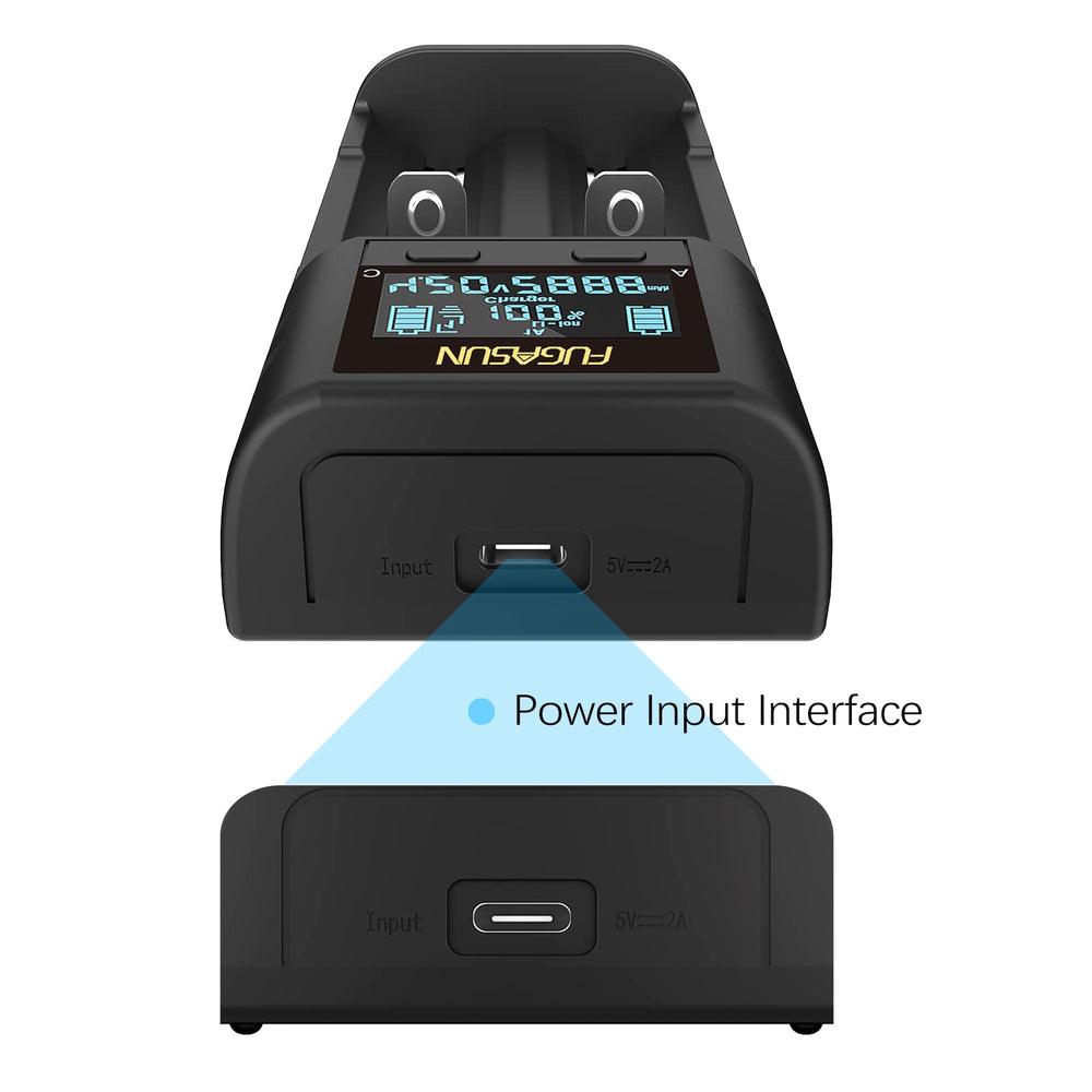FUGASUN safe charging with clear status indicators