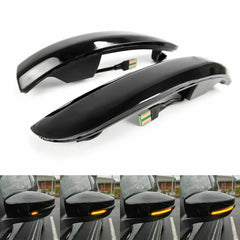 Fuguang Amber Sequential LED side mirror lights with smoked lens for Ford Kuga/Escape/Focus, enhanced night visibility