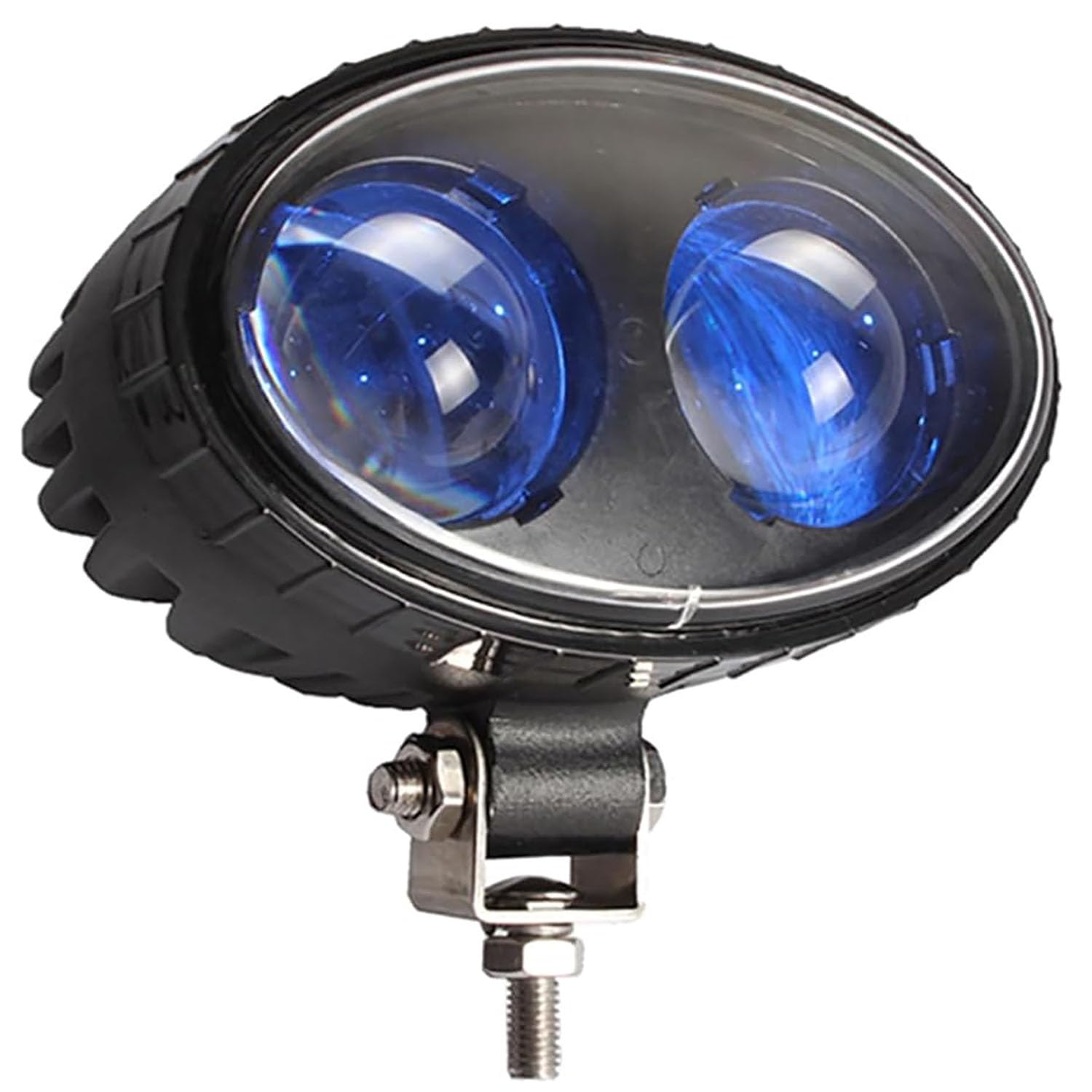Fuguang blue forklift safety light on the floor beam enhances pedestrian awareness.