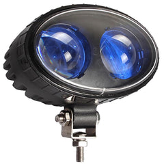 Fuguang blue forklift safety light on the floor beam enhances pedestrian awareness.