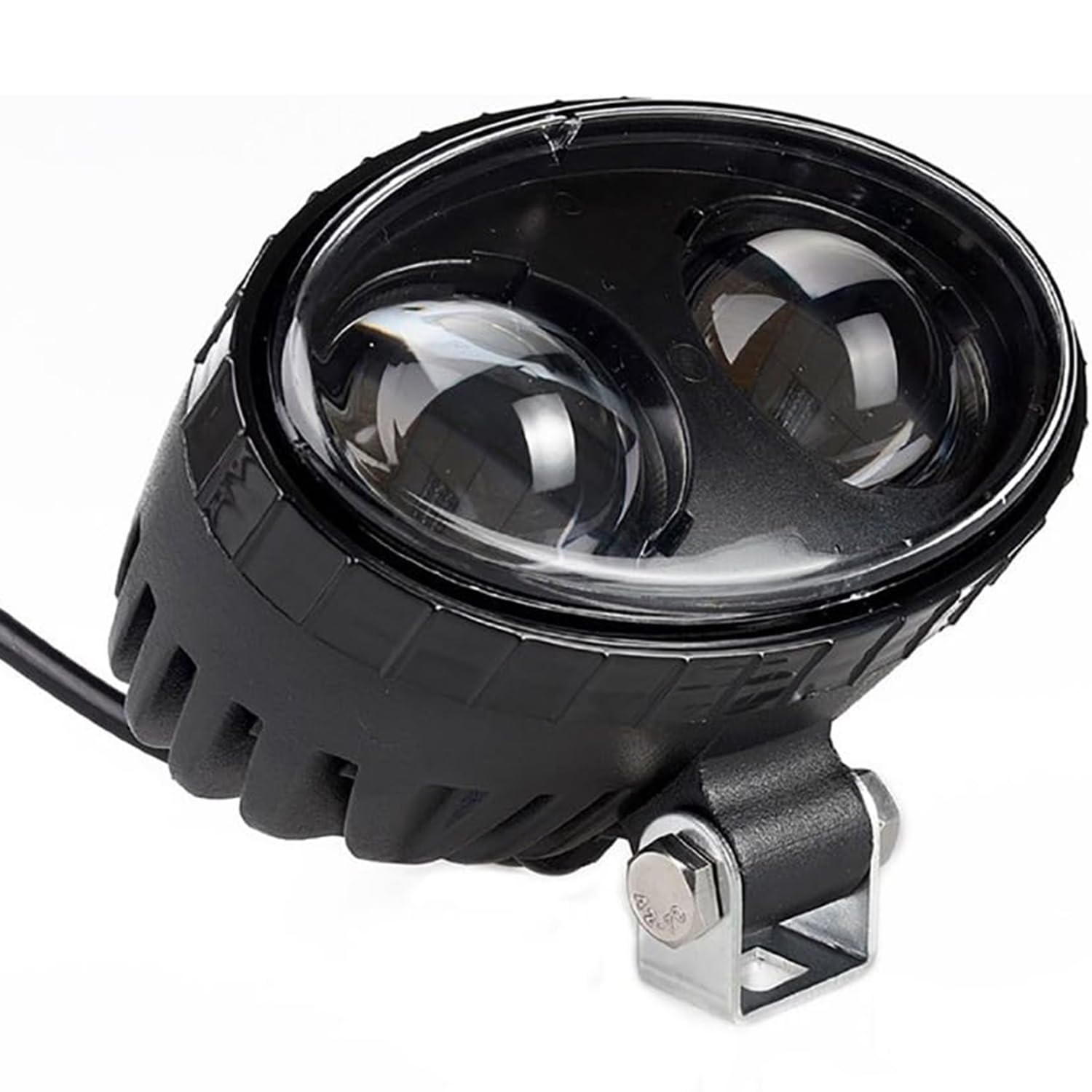Fuguang blue forklift safety light mounted at the front improves vehicle signaling.