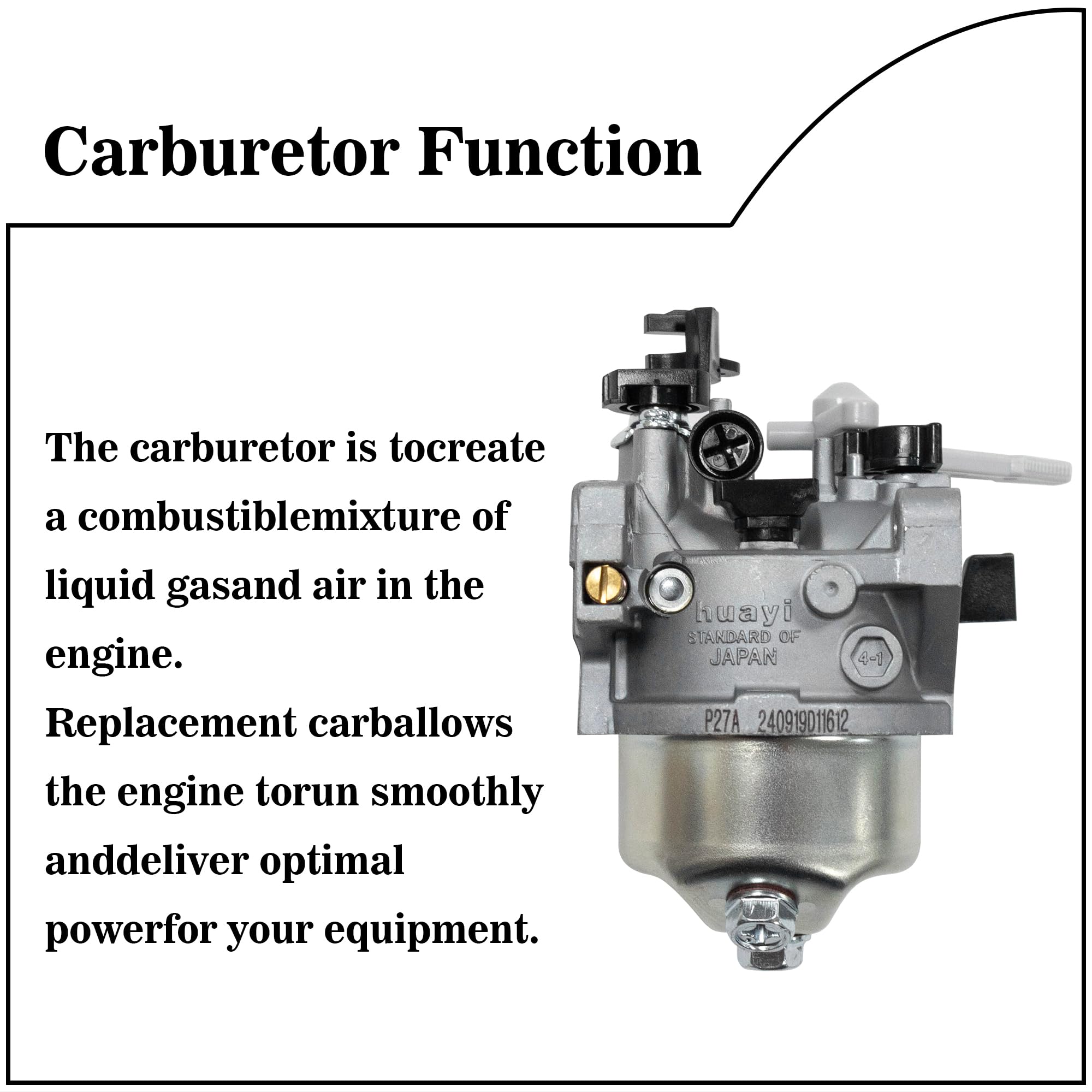 Gaskets, fuel line, and clamps included with P27A for streamlined installation