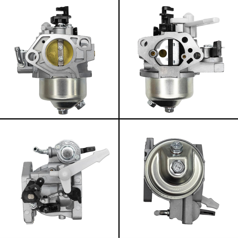 Carburetor mounting holes and dimensions visible for precise fit