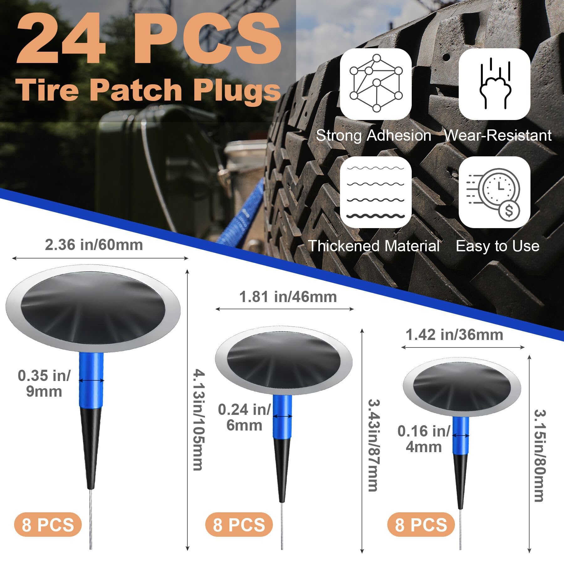 FullMayPro tire patch roller applying pressure for strong bonds