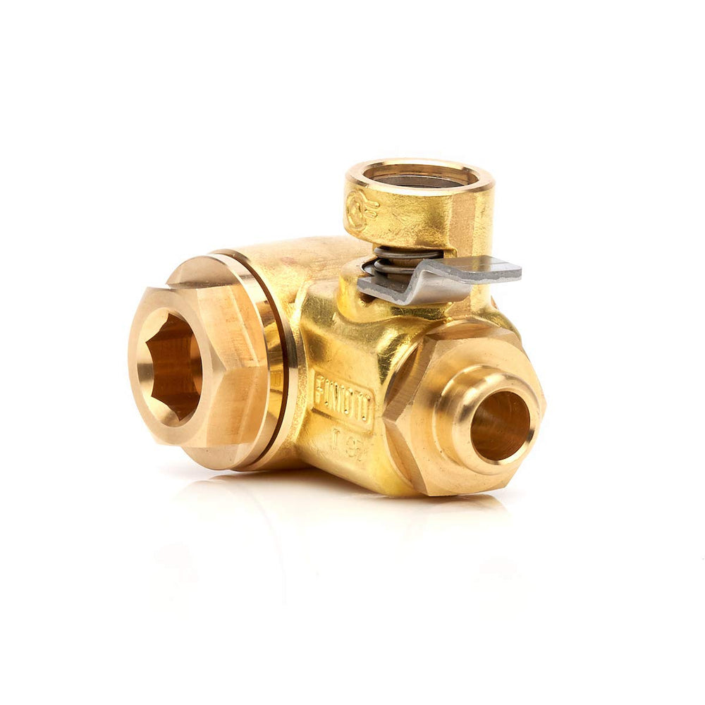 Fumoto F106SX through-bolt design enables straightforward, obstruction-free mounting.