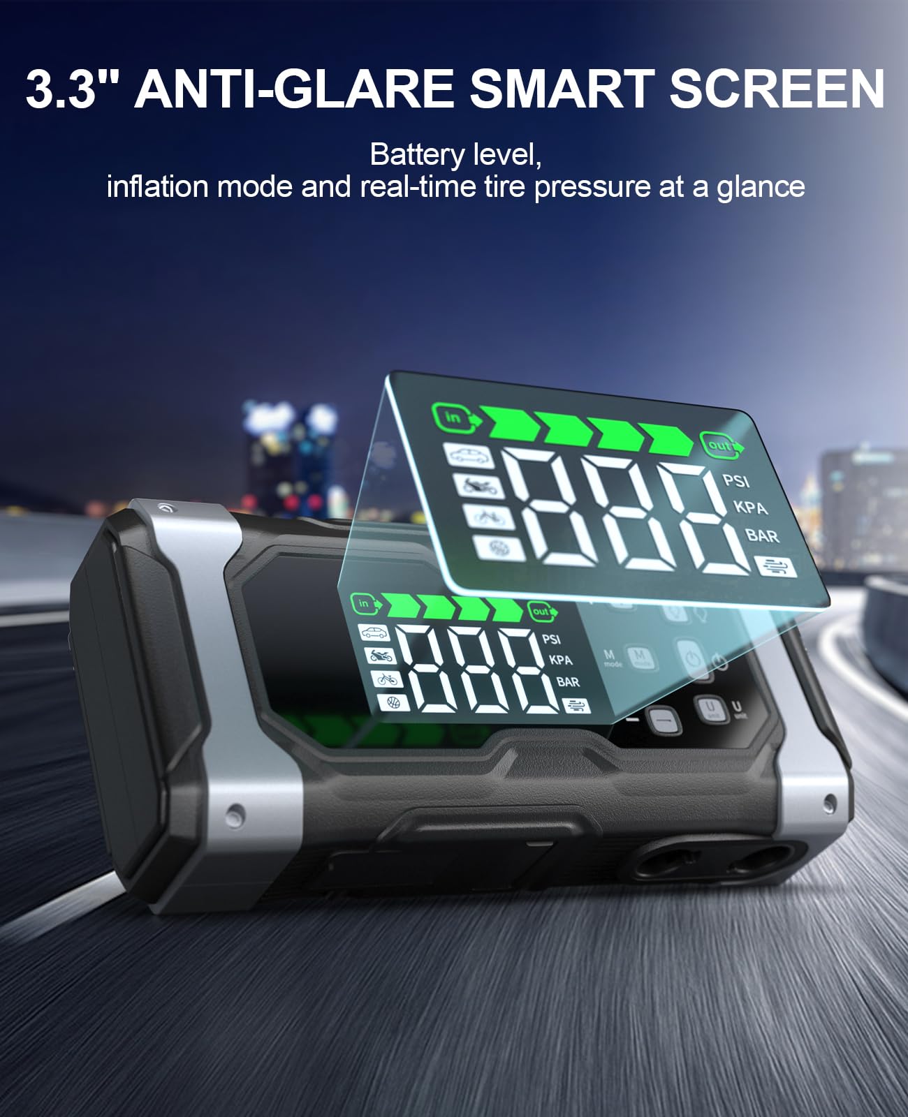 FunLaud emergency LED lights provide visibility during roadside emergencies.