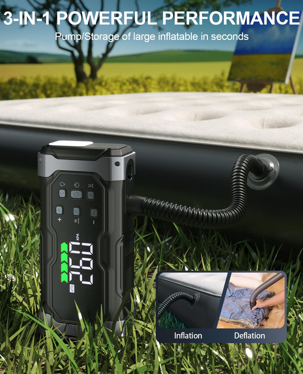 FunLaud smart cables included for safe, reliable connections during starts.