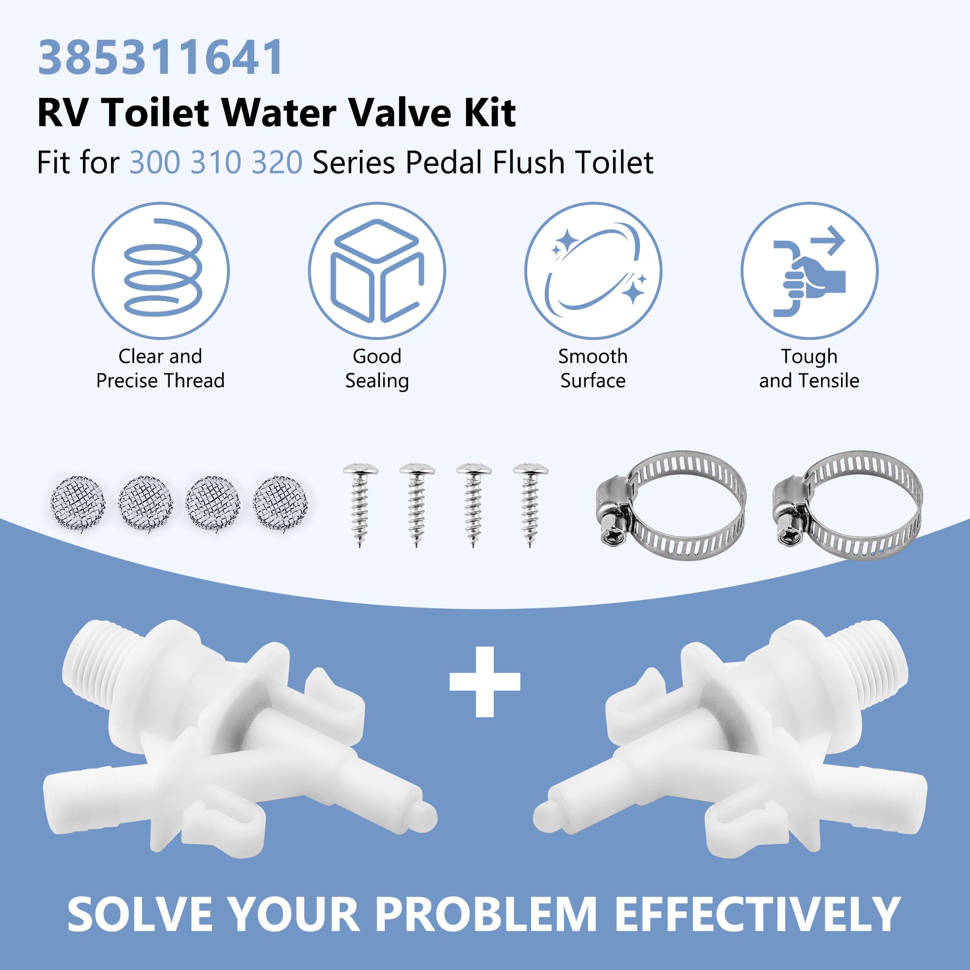 Funmit ABS plastic valve construction highlighting rugged material