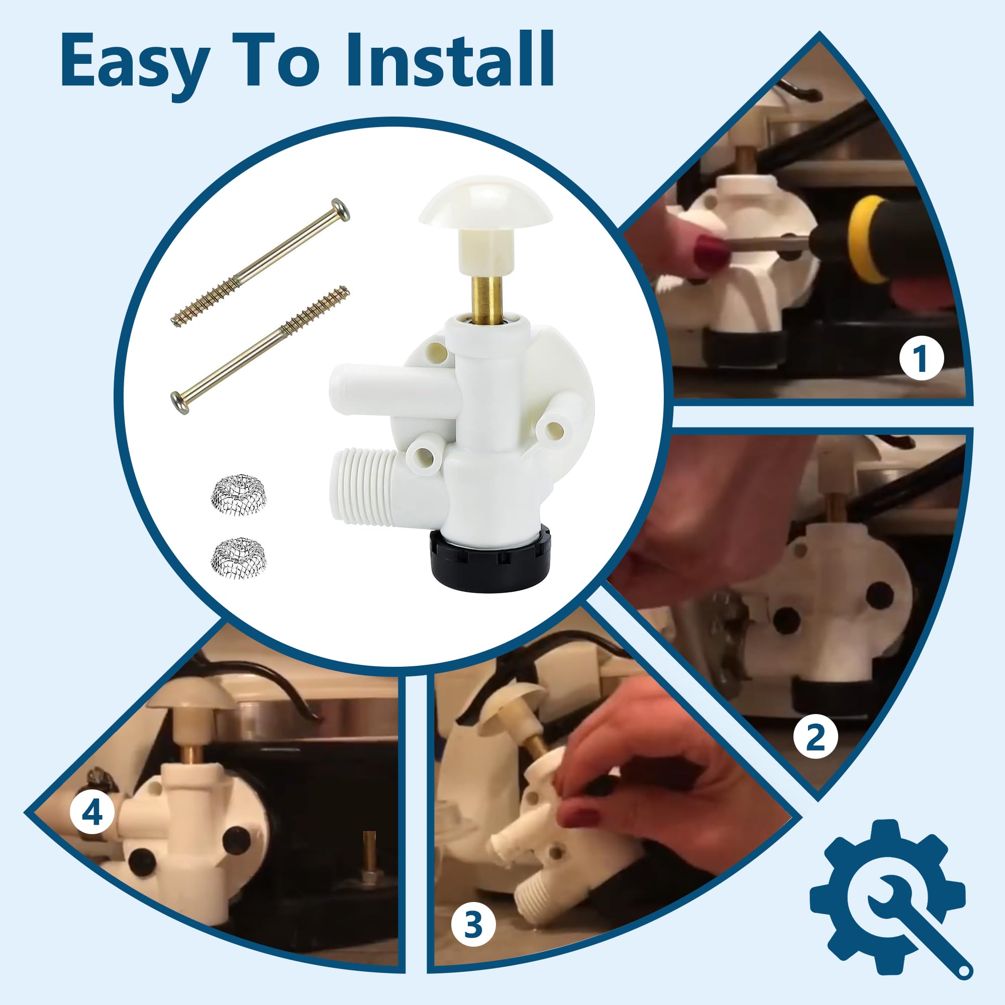 Funmit easy installation design enables quick valve replacement