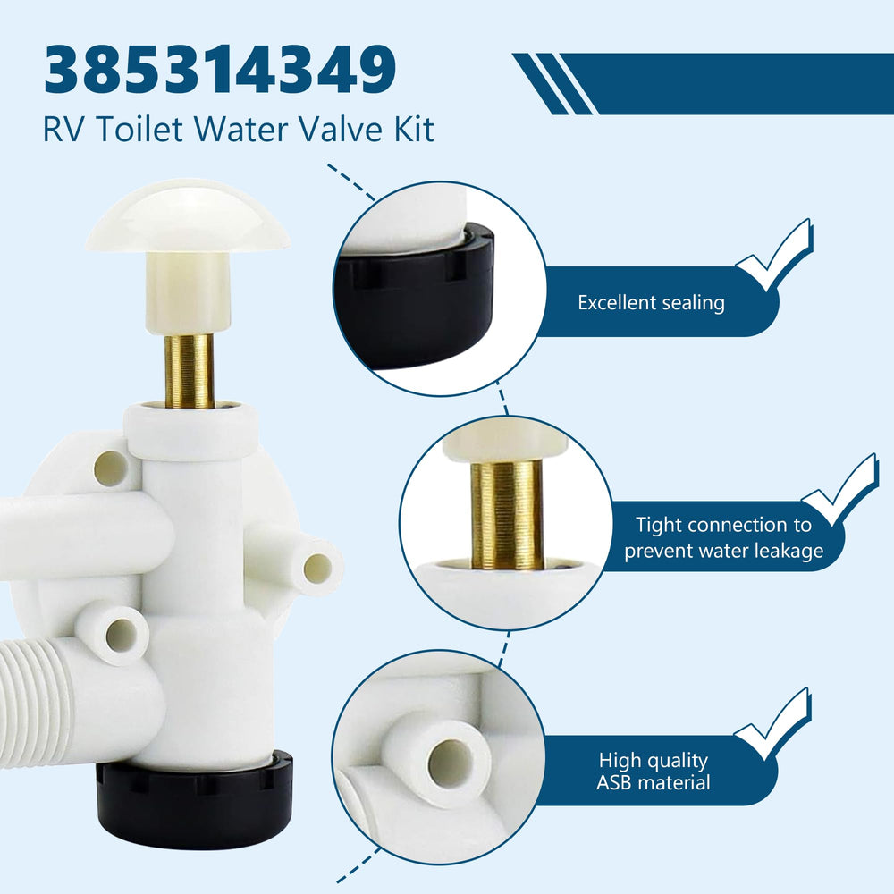 Funmit stainless mesh filter component for RV toilet line protection