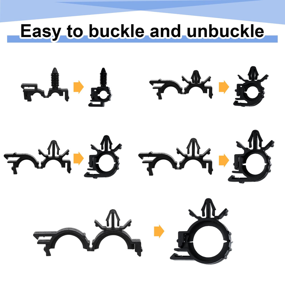 Funnymoom nylon cable ties set for secure, durable organization.
