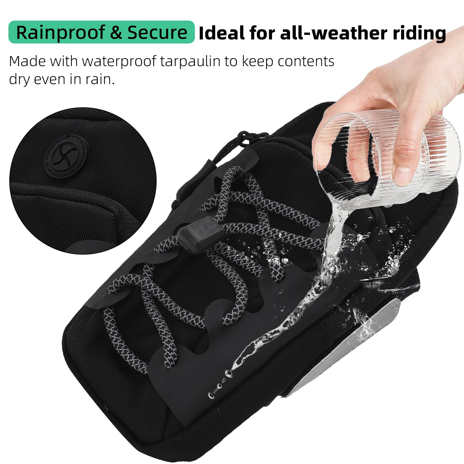 Funparts tarpaulin waterproof material protects items in rain