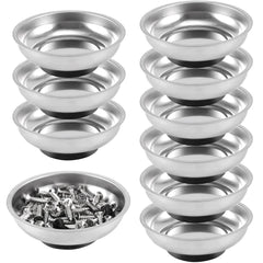FUNSUEI magnetic tray 3-inch diameter holds screws securely.