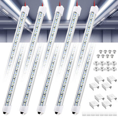 Funtery 8-pack 12V LED light bars with magnets for car interior lighting