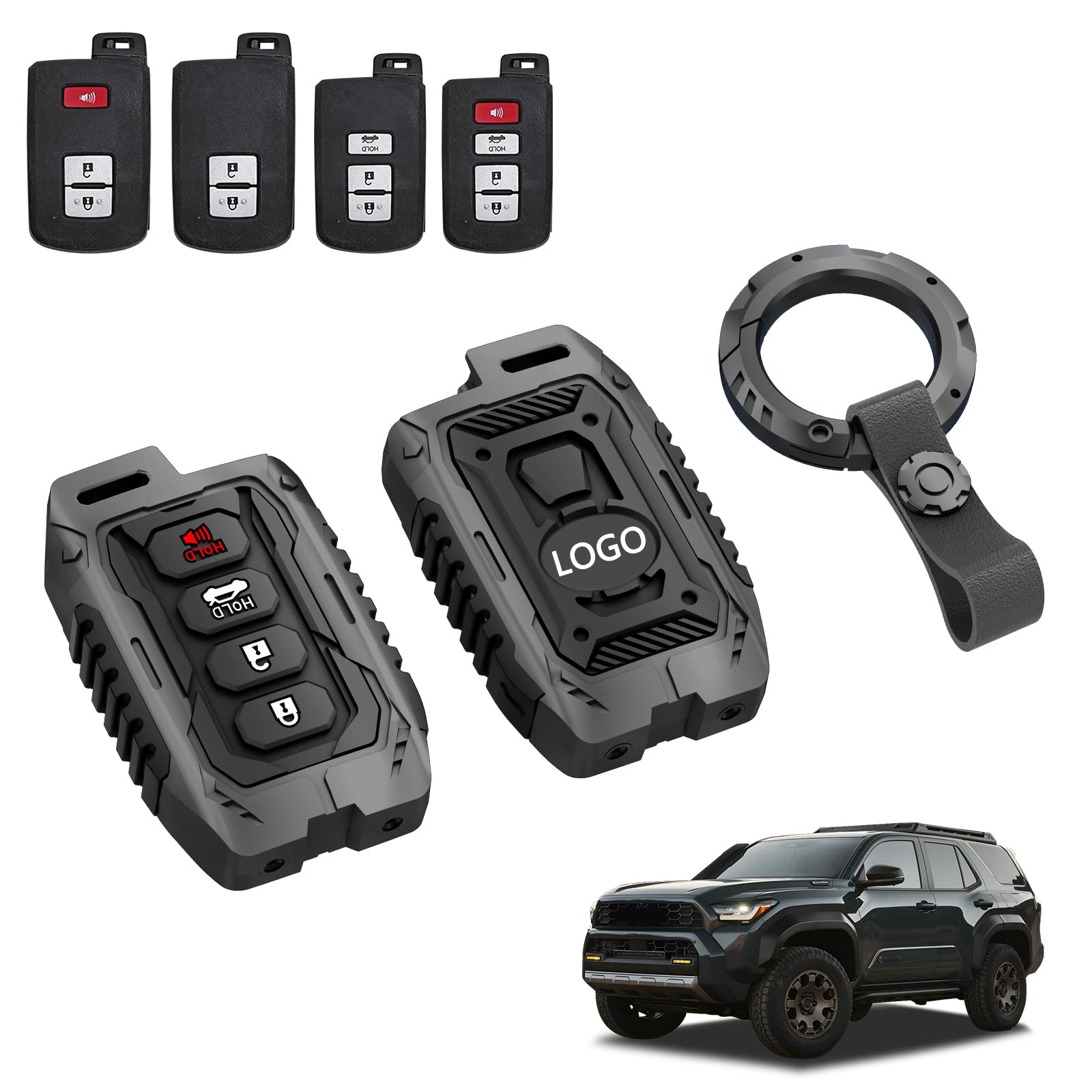FUNY metal key fob cover outer shell protects your car key from wear and scratches.