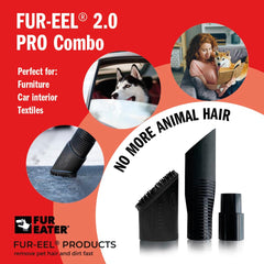 FUR-EEL Pro 2.0 removes hair from seats and trunks