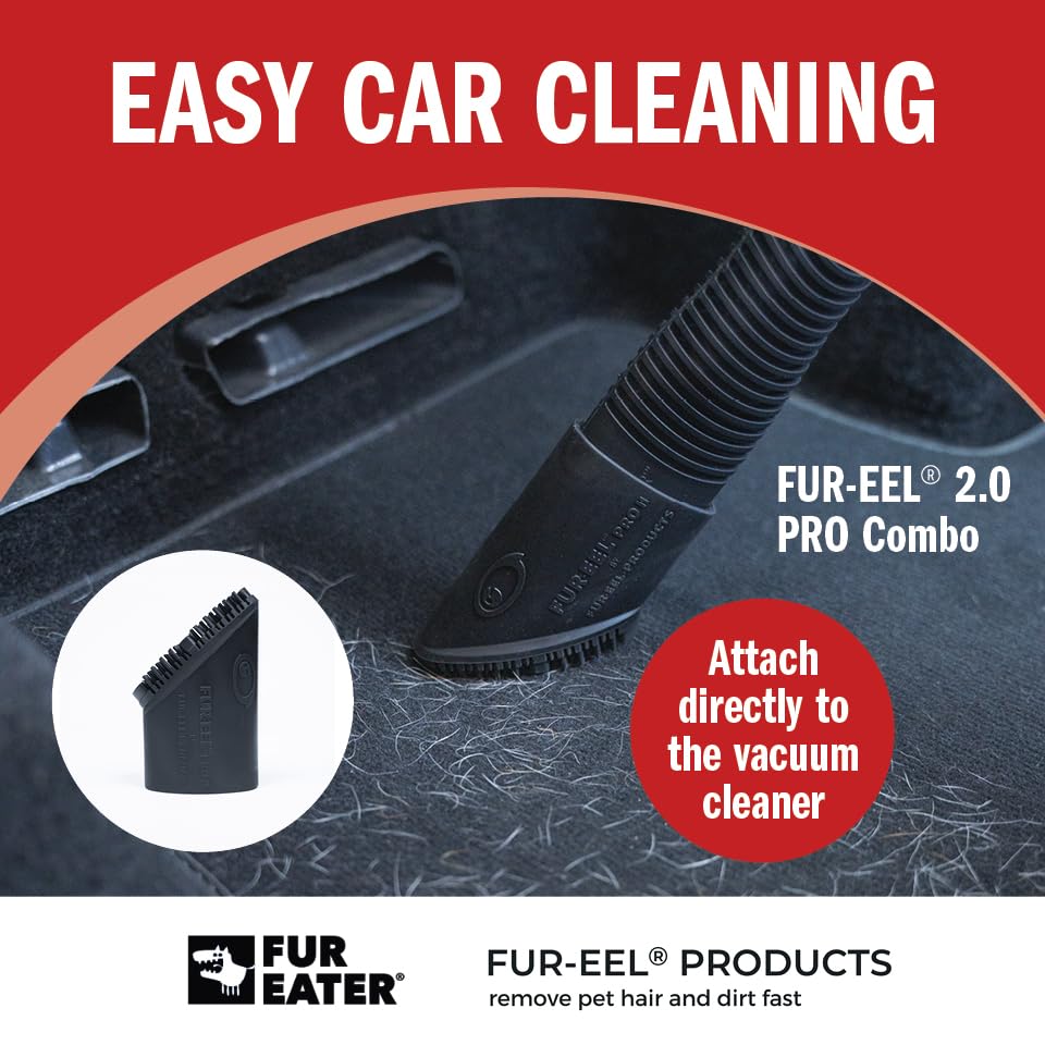 FUR-EEL Pro 2.0 soft rubber teeth lifting hair gently